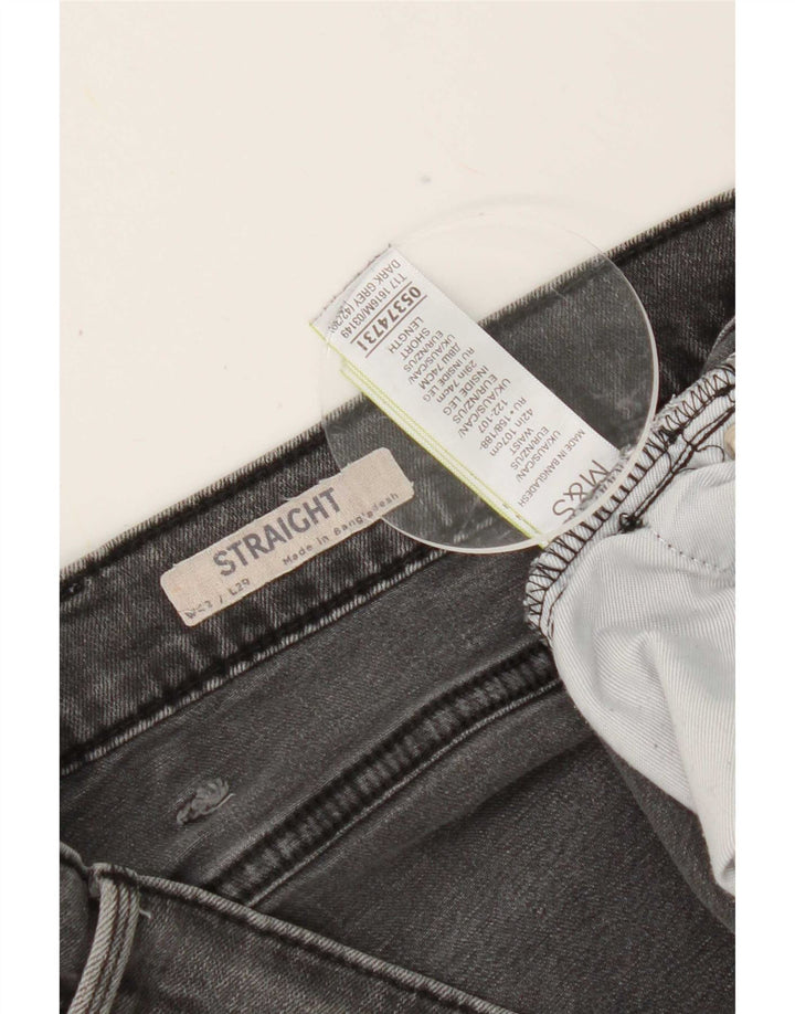 Ανδρικό τζιν ίσιο Marks & Spencer W42 L29 Γκρι βαμβακερό