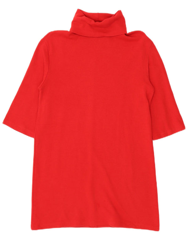 Zara Γυναικείο φόρεμα 3/4 με μανίκια UK 10 Small Red