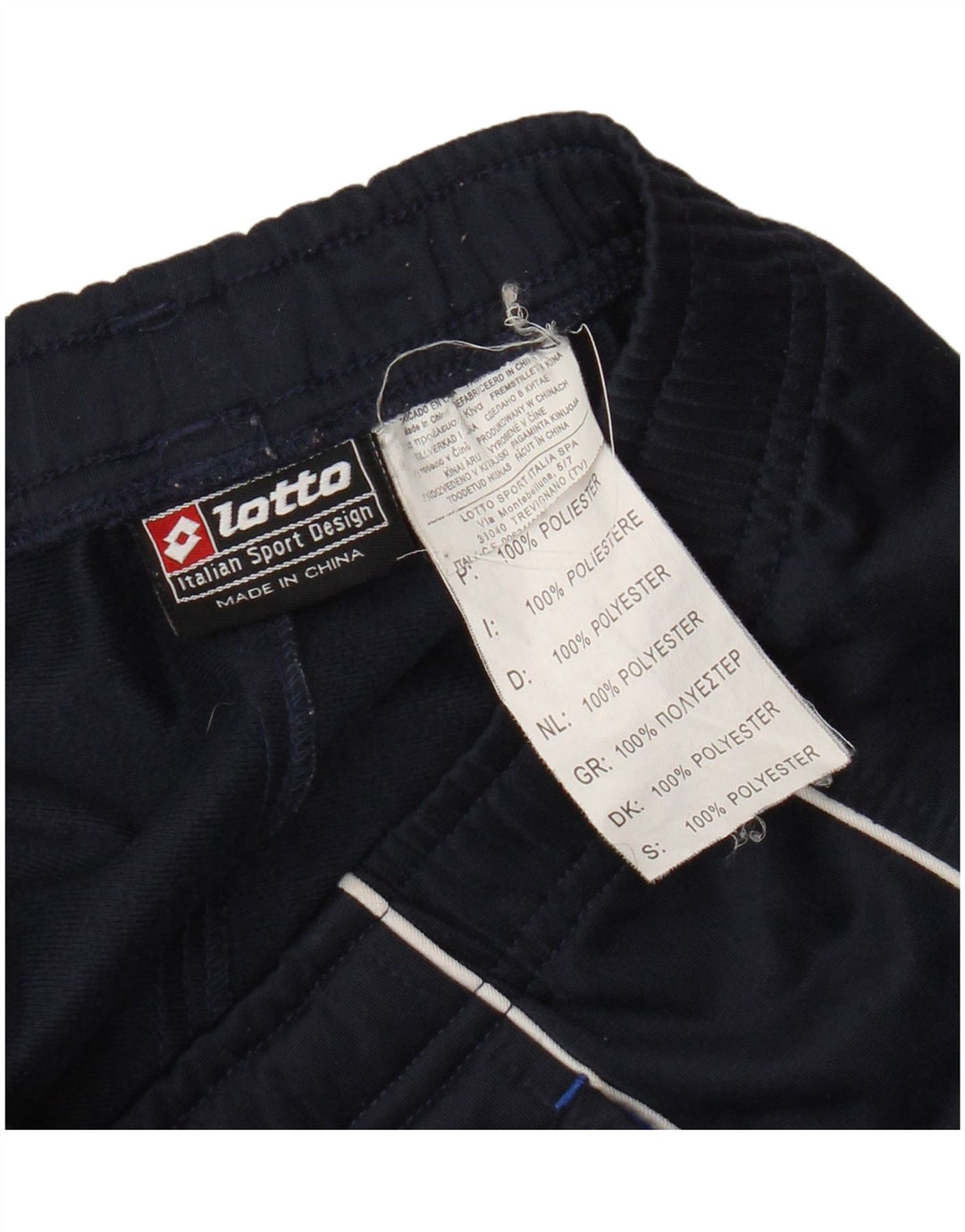 Ανδρική φόρμα γραφικών Lotto Παντελόνι Medium Navy Blue Colourblock
