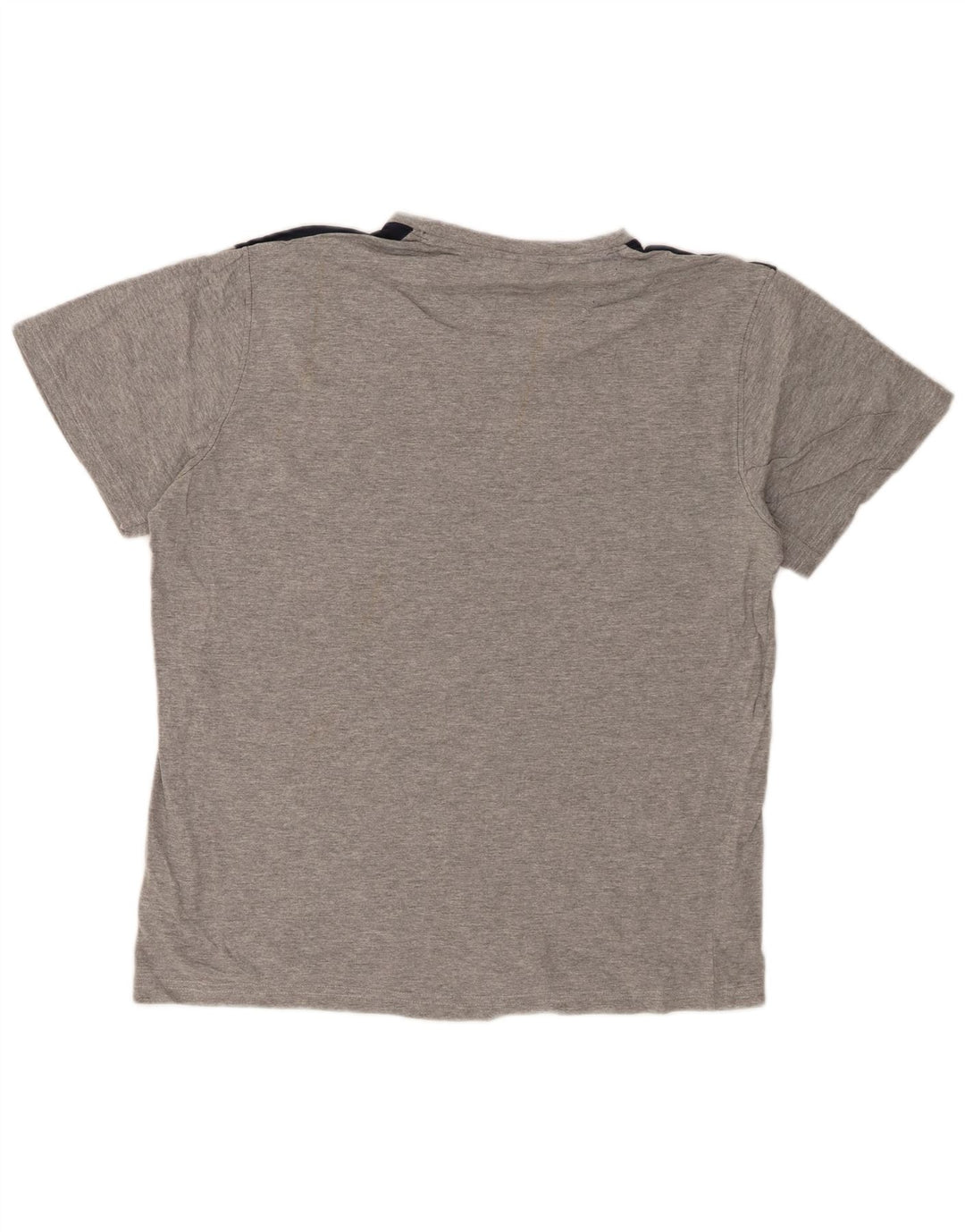 PIERRE CARDIN Ανδρικό T-Shirt Top Large Grey Colourblock Βαμβακερό