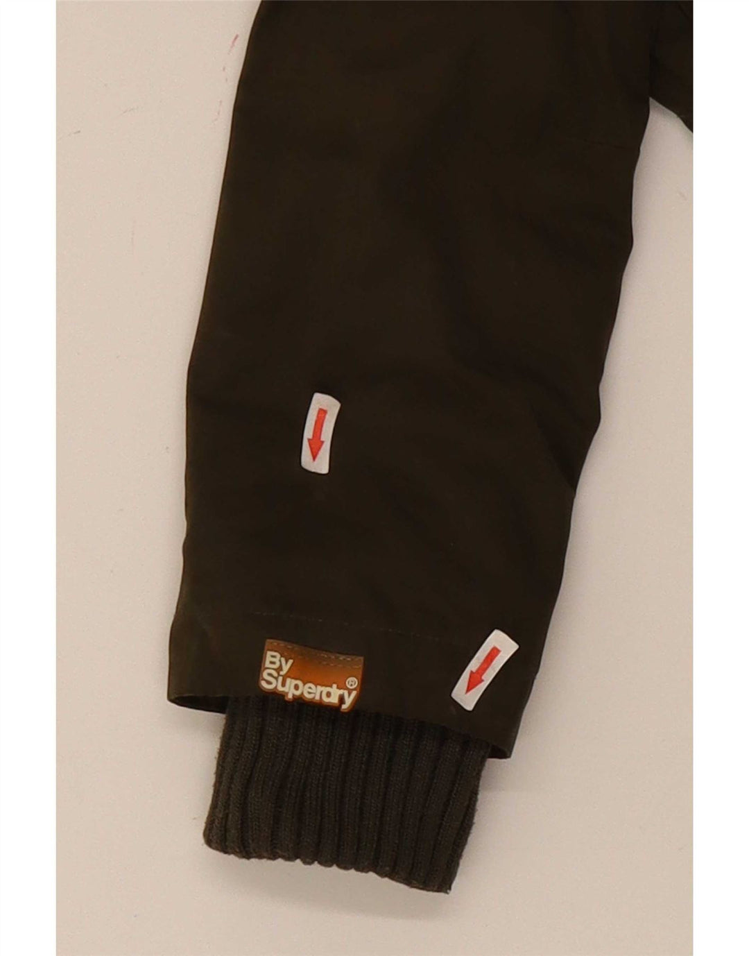 Superdry γυναικείο μπουφάν Parka με κουκούλα UK 14 Large Green Polyester