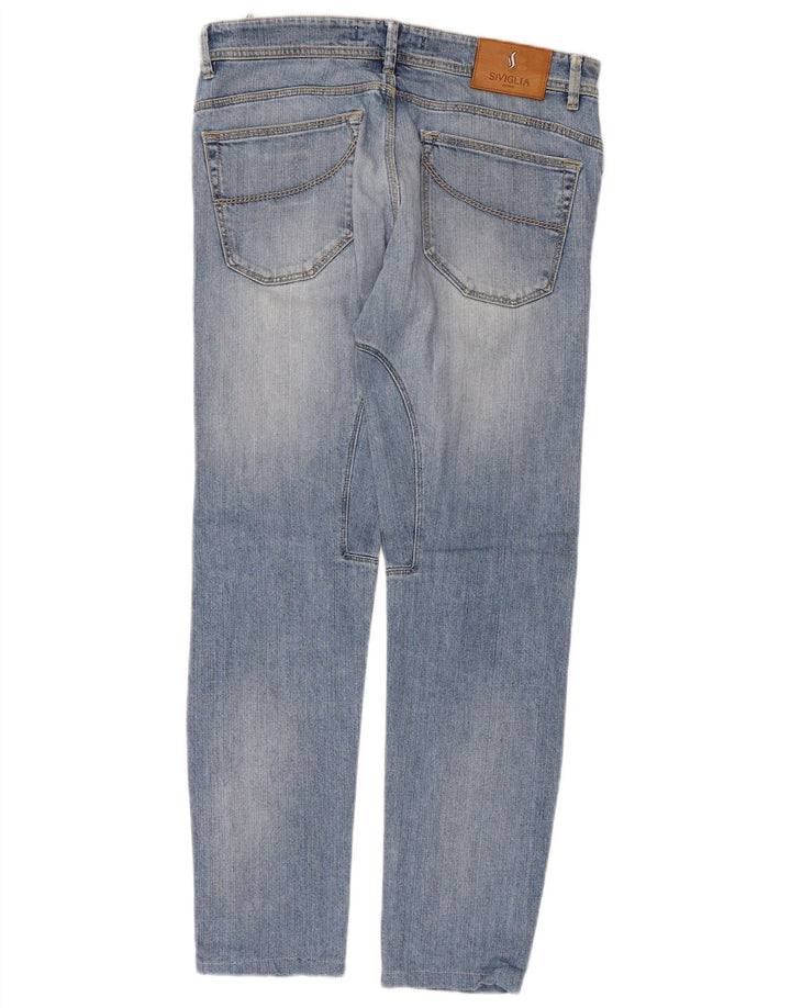 SIVIGLIA Γυναικείο Slim Jeans W34 L28 Μπλε Βαμβακερό