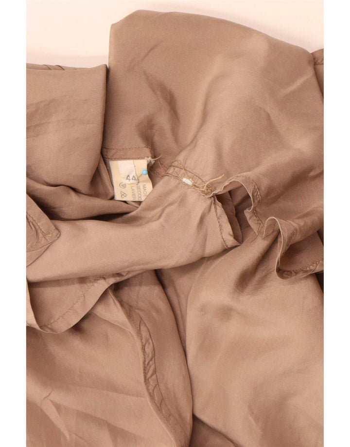 Vintage Γυναικείο Longline Oversized Πουκάμισο IT 44 Medium Beige