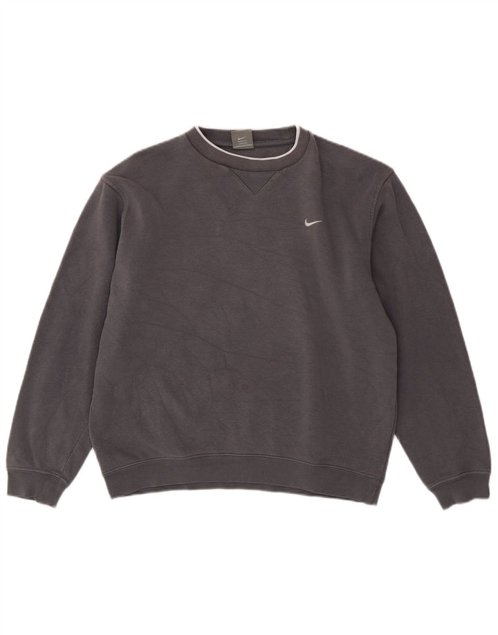 Φούτερ Nike Boys Jumper 12-13 ετών Μεγάλο γκρι βαμβακερό