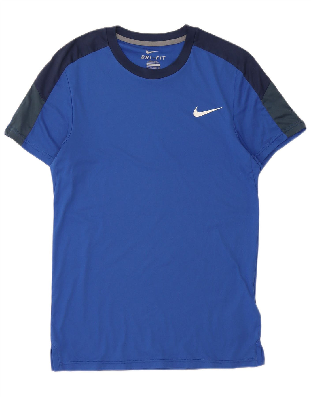 Ανδρικό T-shirt Nike Dri Fit Top XS Blue Colorblock Polyester