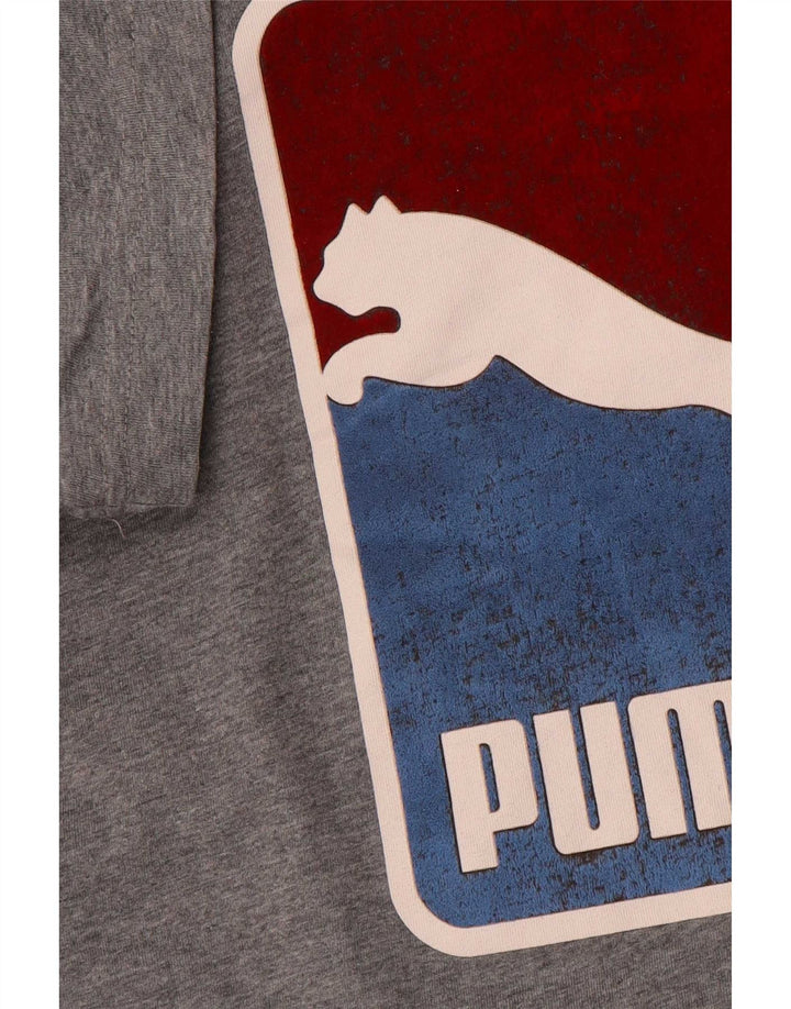 Ανδρικό γραφικό T-Shirt Puma Top Large Grey