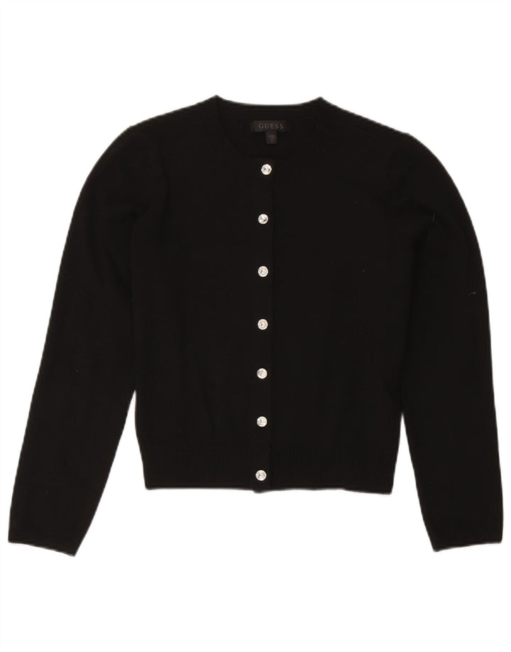 Guess Γυναικεία ζακέτα Crop UK 12 Medium Black Polyester