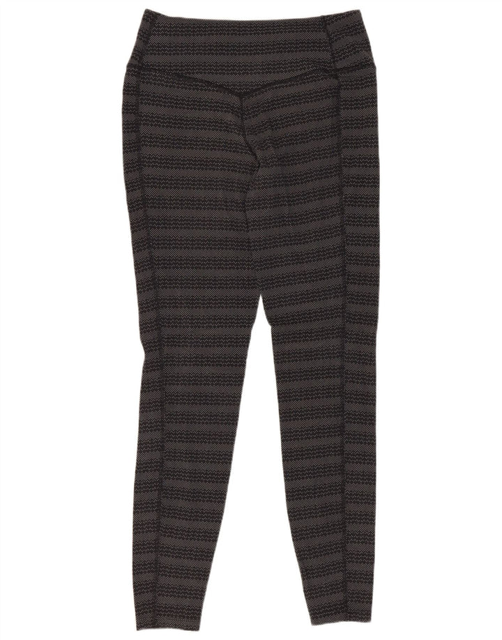 Γυναικεία κολάν Nike Dri Fit UK 10 Small Black ριγέ βαμβακερά