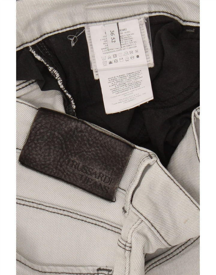 Trussardi Ανδρικό Slim Jeans W36 L27 Γκρι βαμβακερό