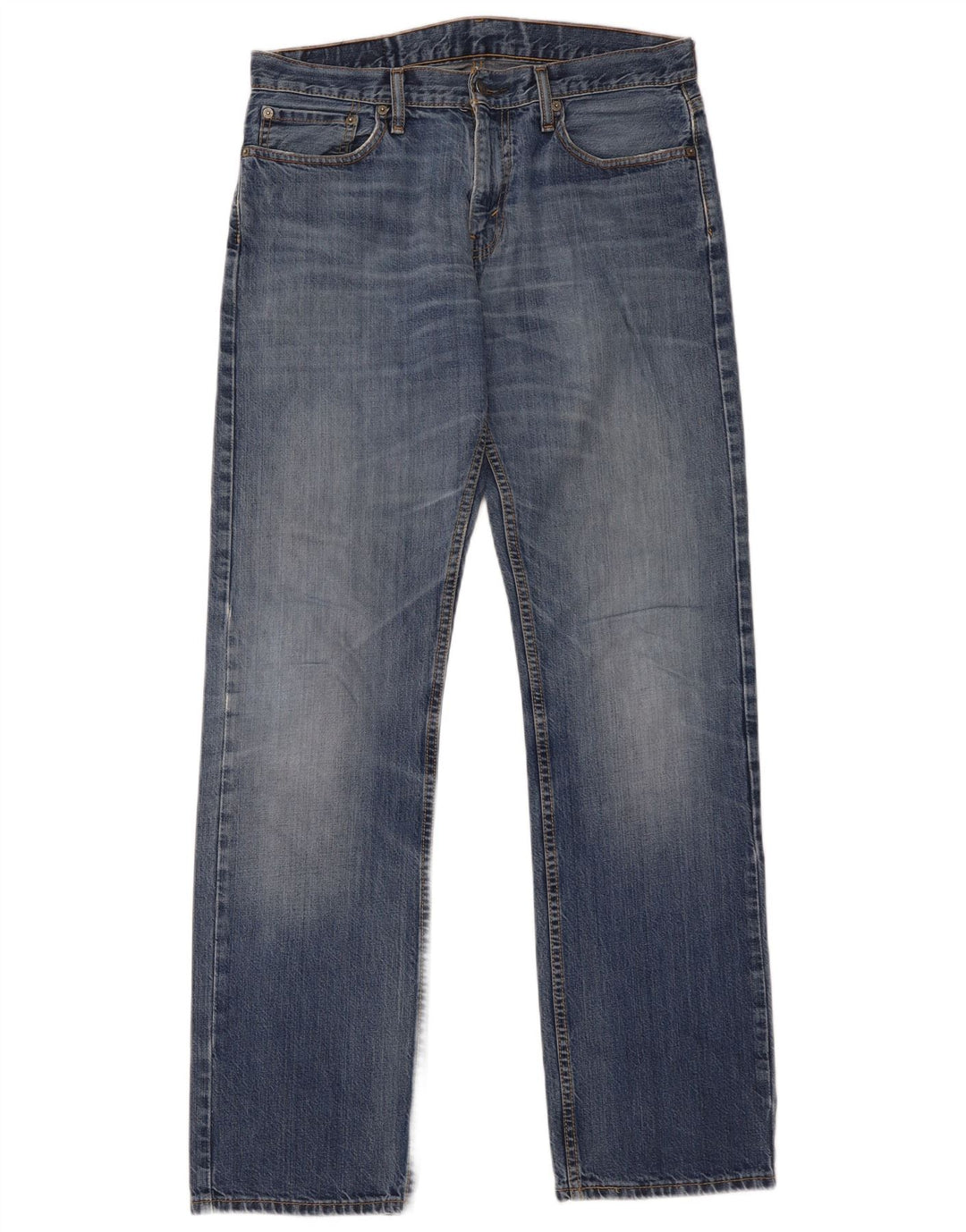 Levi's Mens 514 Straight Jeans W33 L34 Μπλε βαμβακερό