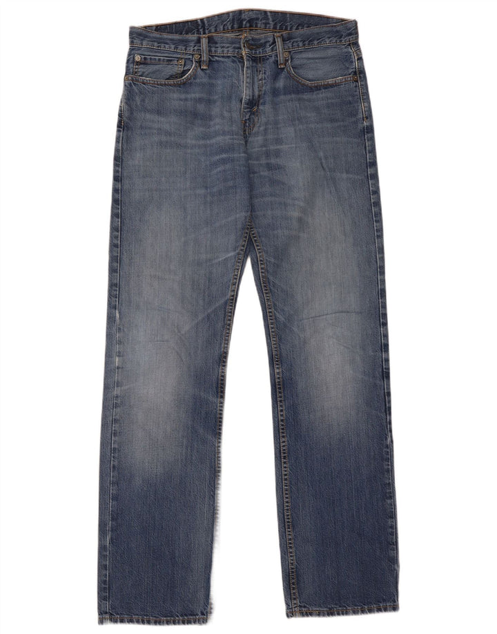 Levi's Mens 514 Straight Jeans W33 L34 Μπλε βαμβακερό