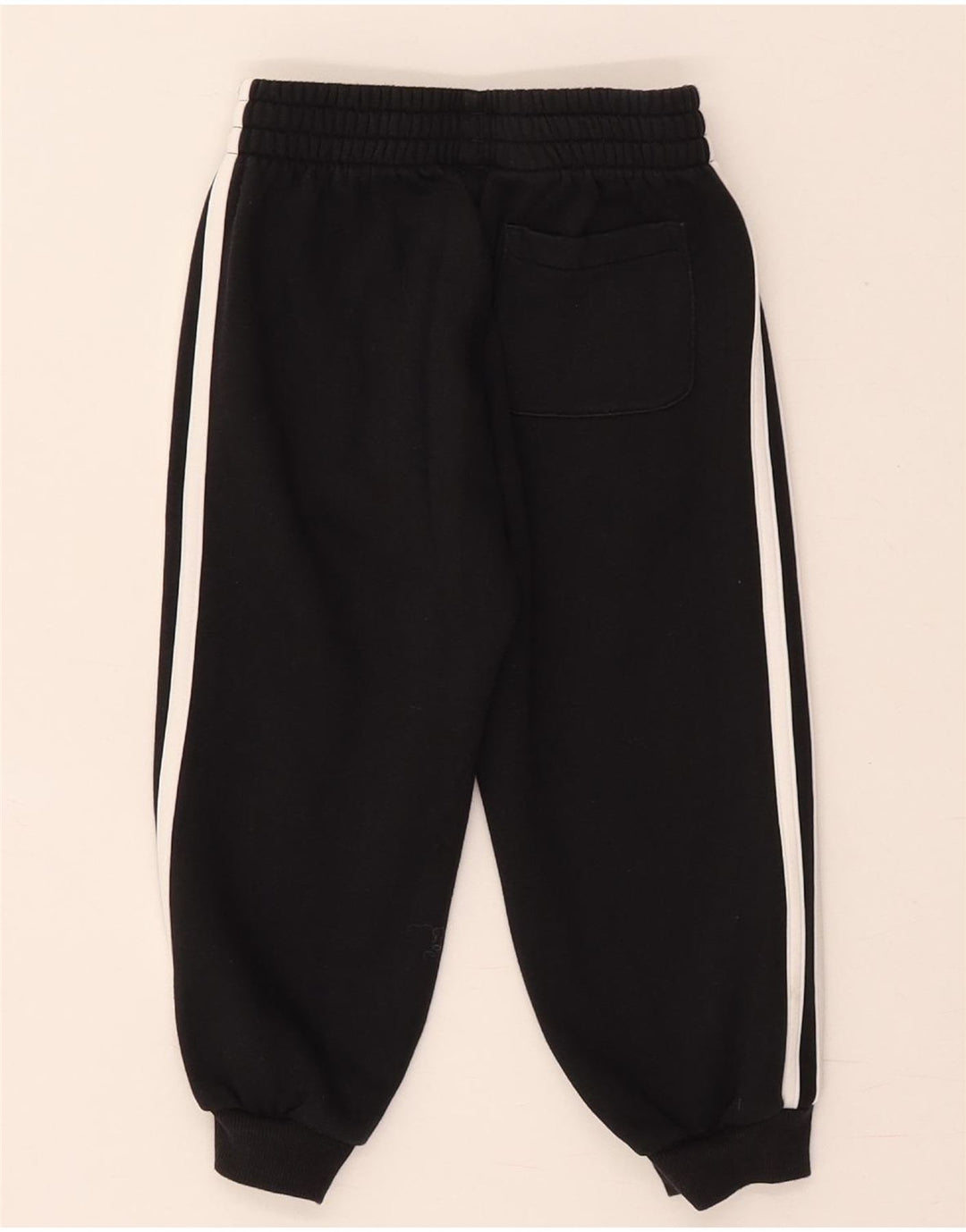 Adidas Boys Tracksuit Trousers Joggers 3-4 Years Μαύρο