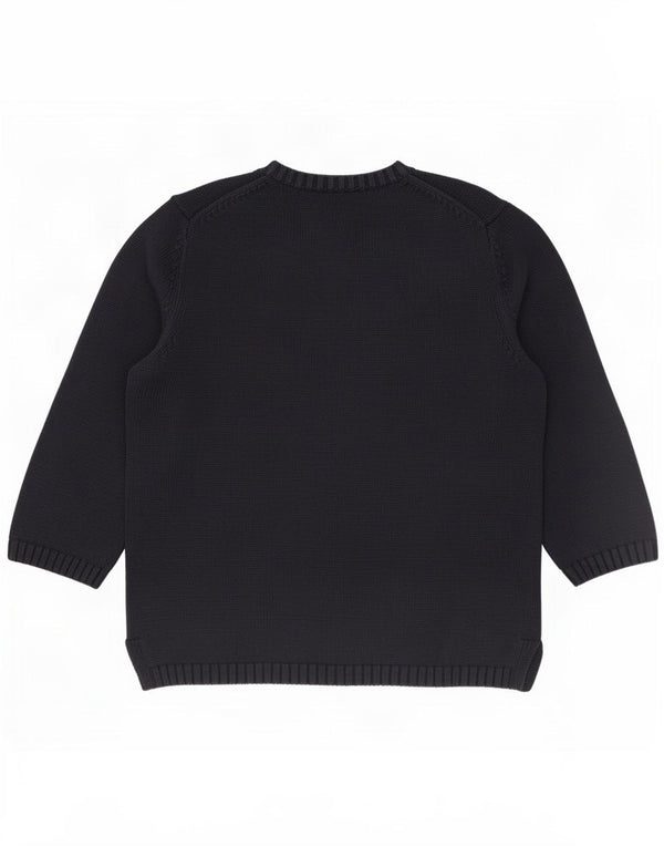 Lands End Boys Boat Neck Jumper πουλόβερ 10-11 ετών Medium Navy Blue