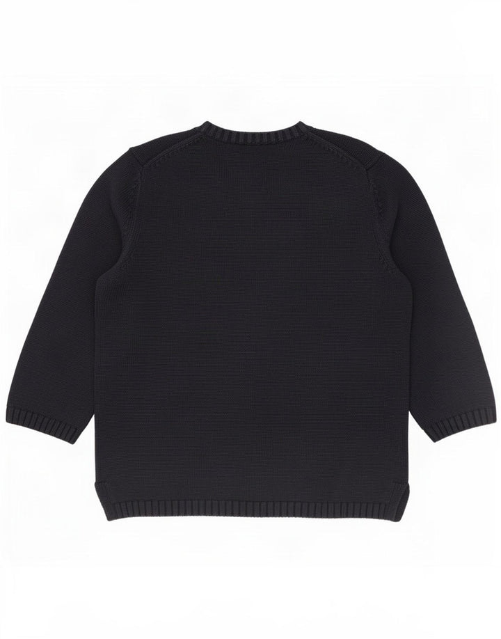 Lands End Boys Boat Neck Jumper πουλόβερ 10-11 ετών Medium Navy Blue