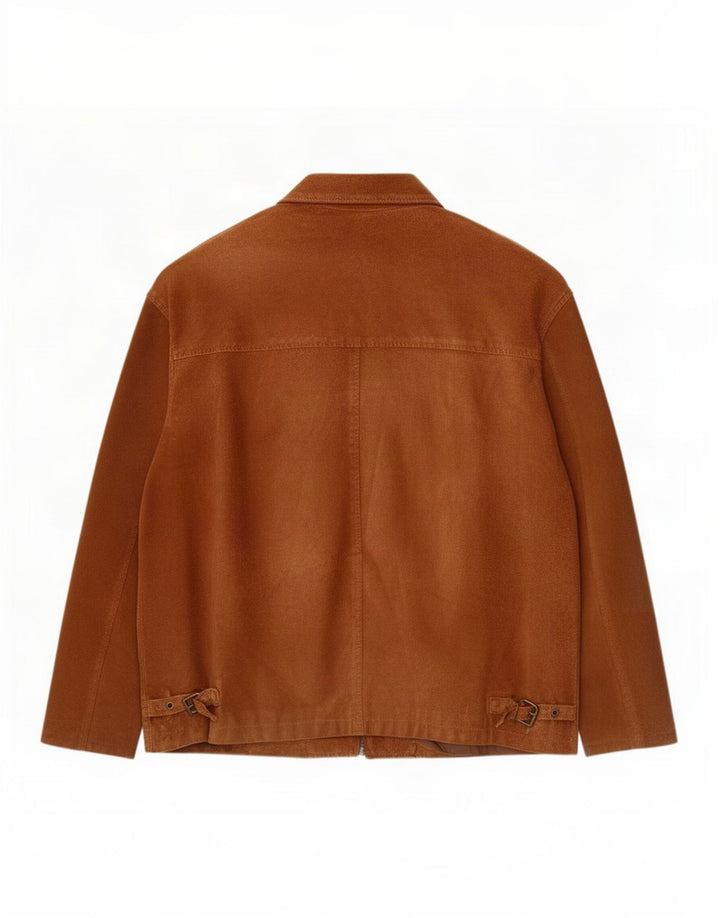 Vintage Ανδρικό Σουέντ Μπουφάν UK 42 XL Καφέ Δερμάτινο