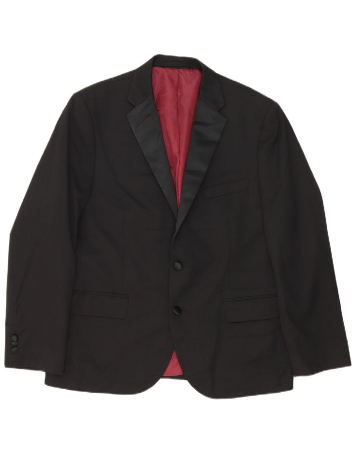 Marks & Spencer Ανδρικό σακάκι σακάκι με 2 κουμπιά UK 42 Large Black