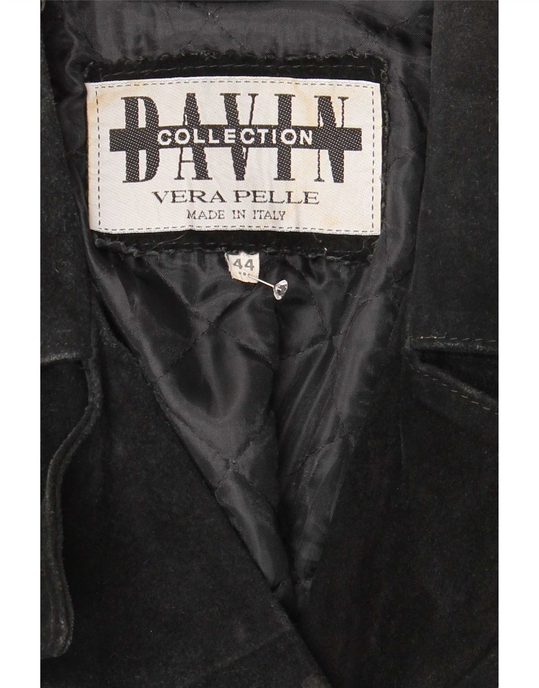 Γυναικείο παλτό Davin Loose Fit Suede Double Breasted IT 44 Medium Black