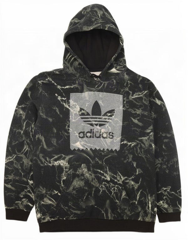 Adidas Ανδρικό γραφικό κουκούλα Jumper XL Grey Tie Dye Cotton