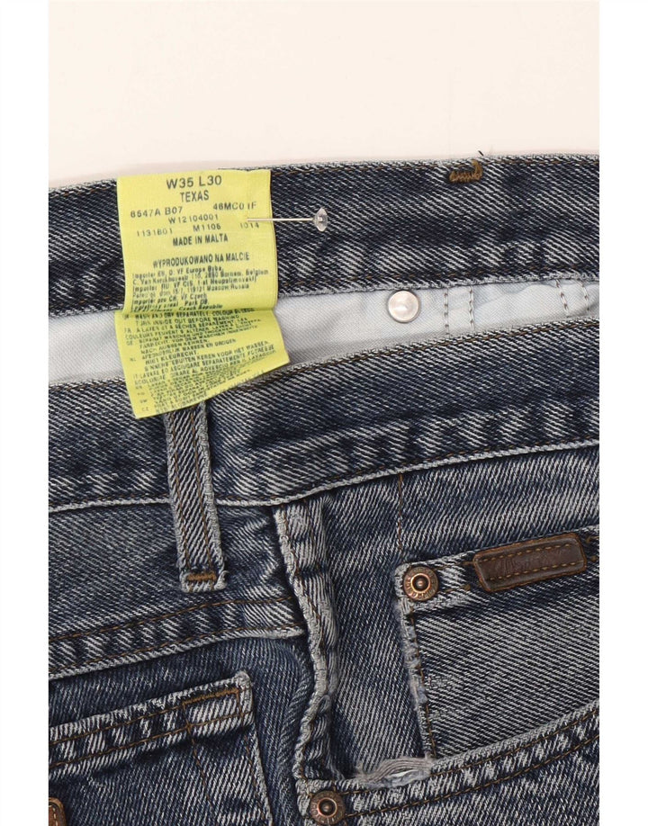 Wrangler Ανδρικό Texas Straight Jeans W35 L30 Blue Cotton