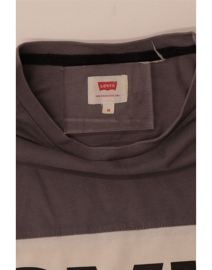 Ανδρικό γραφικό T-Shirt LEVI'S Top Medium Grey Colourblock