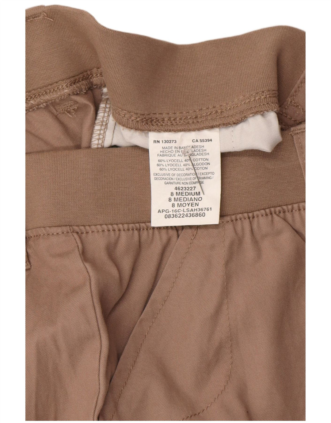 Lee Γυναικείο σορτς Chino με χαλαρή εφαρμογή US 8 Medium W30 καφέ Lyocell