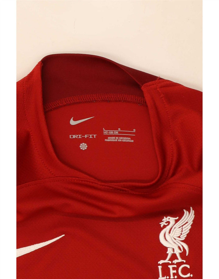 Γραφικό μπλουζάκι Nike Boys Liverpool Top 12-13 ετών μεγάλο κόκκινο πολυεστέρα