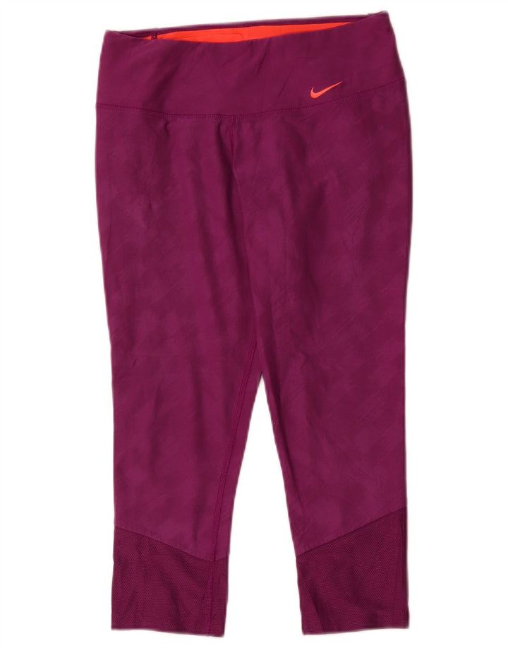 Γυναικεία κολάν Nike Capri UK 10 Small Purple Geometric Polyester