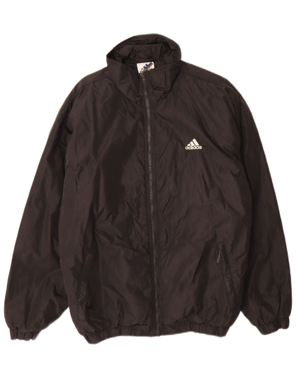 Adidas Ανδρικό μπουφάν βροχής UK 36/38 Small Black Polyamide
