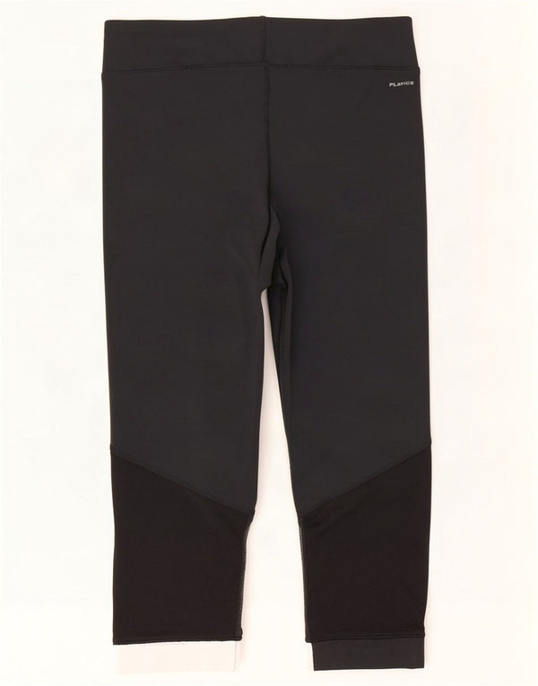 Reebok γυναικεία κολάν Capri UK 12/14 Medium Black Colorblock Πολυεστέρας