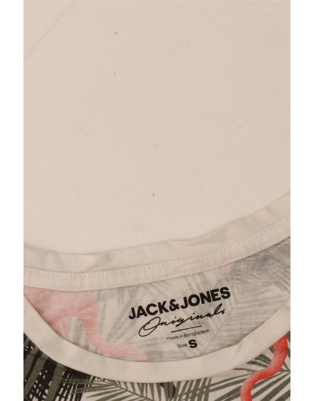 JACK & JONES Ανδρικό γραφικό T-Shirt Top Μικρό πολύχρωμο Floral