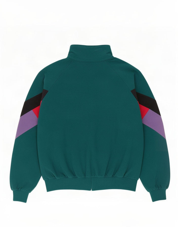 Γυναικεία αθλητική φόρμα Asics Top Jacket IT 46 Large Green Colourblock Retro
