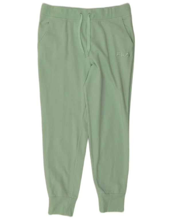 Fila Γυναικεία αθλητική φόρμα Παντελόνι Joggers UK 14 Large Green Cotton