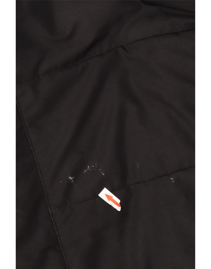 Jack Wolfskin Γυναικείο παλτό με κουκούλα με επένδυση UK 12/14 Μεσαίο μαύρο πολυεστέρα