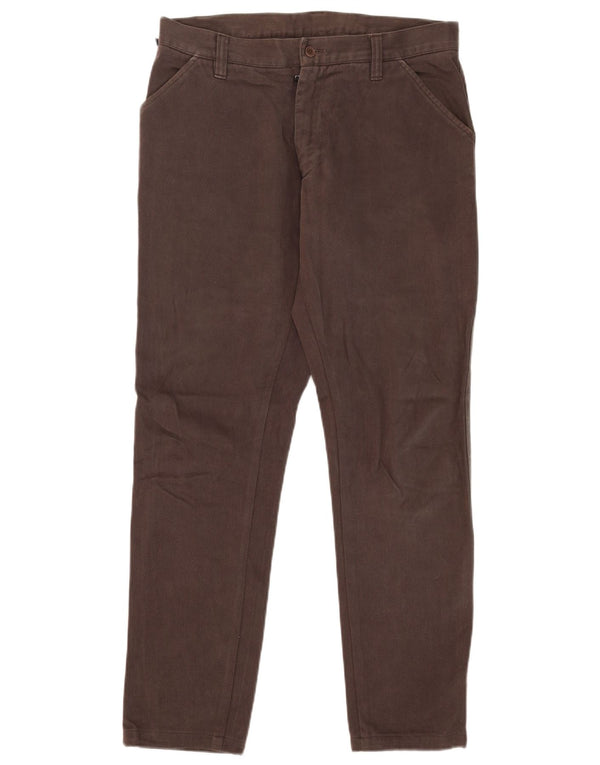 DOLCE & GABBANA Ανδρικό Slim Casual Παντελόνι IT 50 Large W32 L31 Καφέ Βαμβακερό