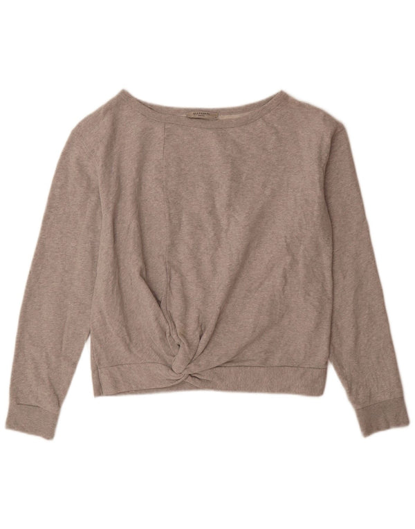 Γυναικείο φούτερ All Saints Oversized Jumper UK 10 Small Grey Cotton