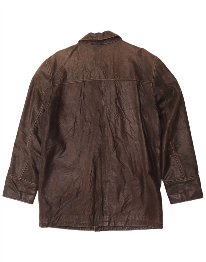 Celio Ανδρικό Δερμάτινο Μπουφάν UK 36 Small Brown