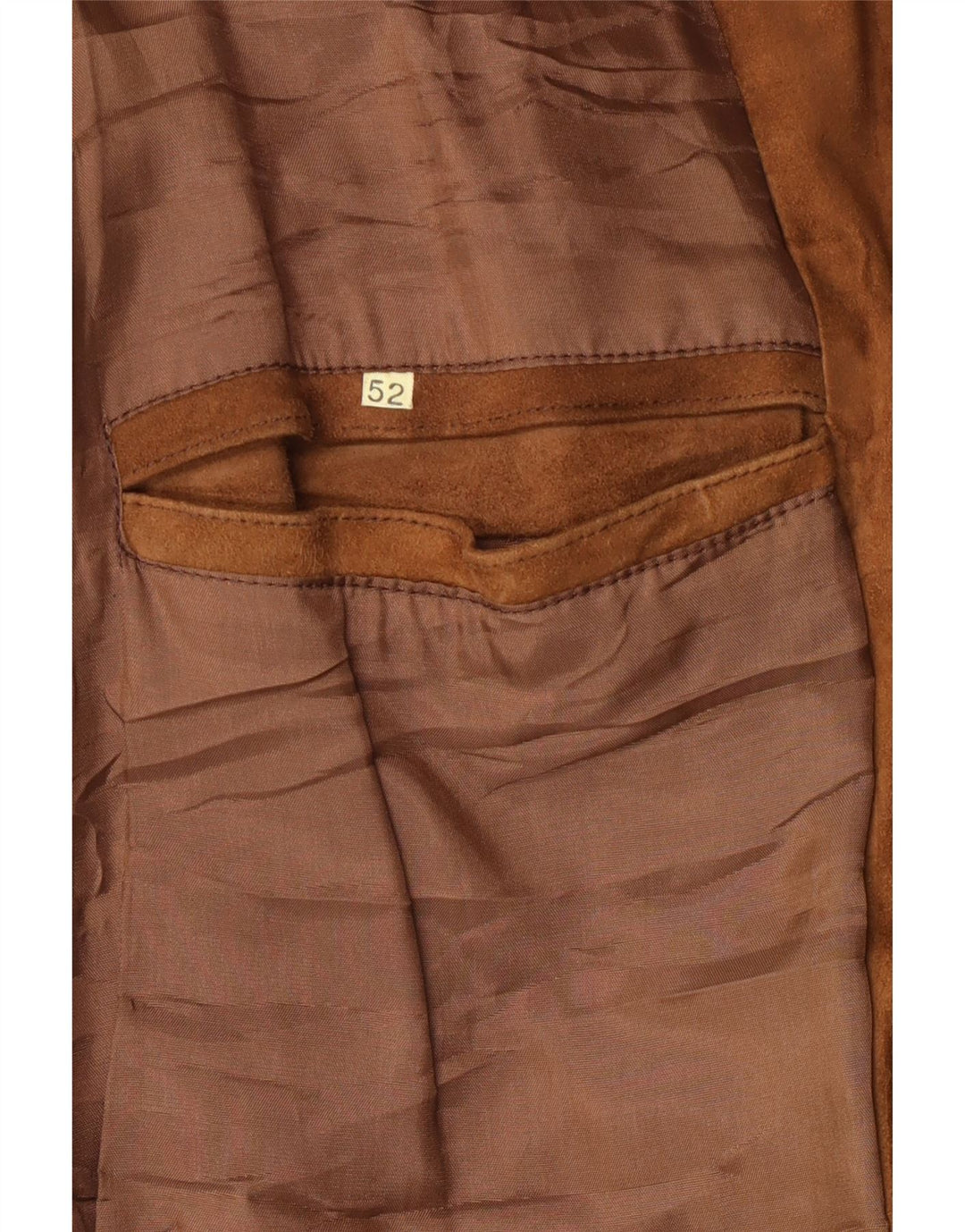 Vintage Ανδρικό Suede Bomber Jacket IT 52 XL Brown