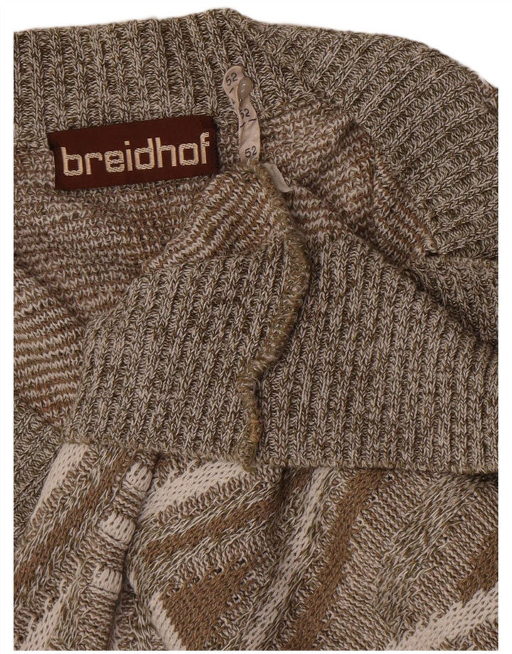Ανδρική ζακέτα Breidhof IT 52 Large Grey Geometric