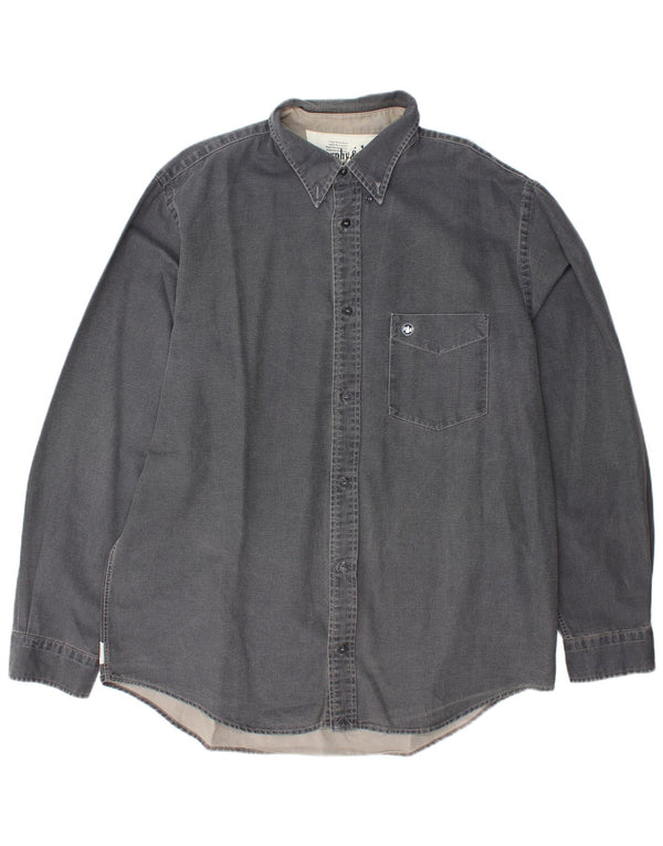 MURPHY & NYE Ανδρικό πουκάμισο 2XL Γκρι βαμβακερό