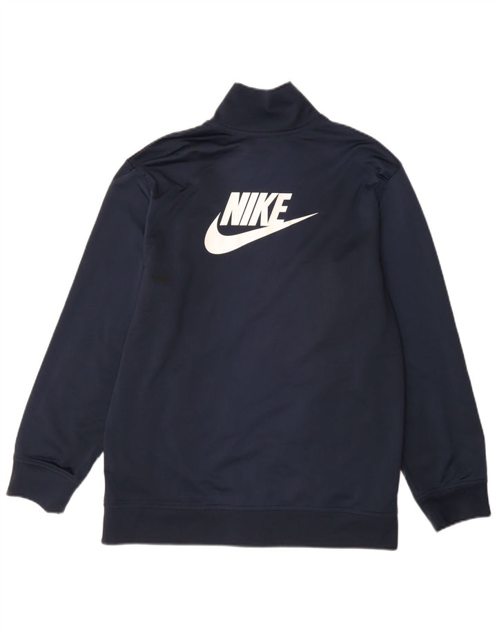 Γραφική φόρμα NIKE Boys Top μπουφάν 13-14 ετών XL Navy Blue Polyester