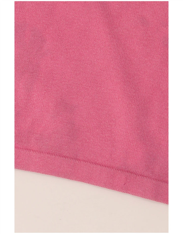 BENETTON Γυναικείο πουκάμισο πόλο UK 16 Large Green Colourblock Βαμβακερό