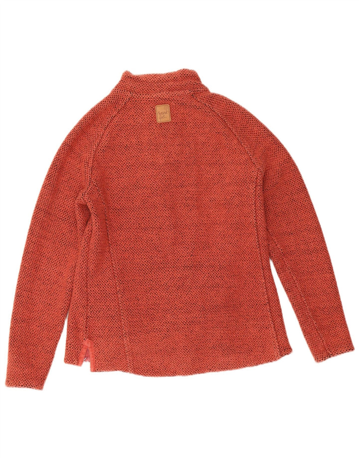 Weird Fish Γυναικεία φούτερ με φερμουάρ με λαιμόκοψη Jumper UK 10 Small Orange