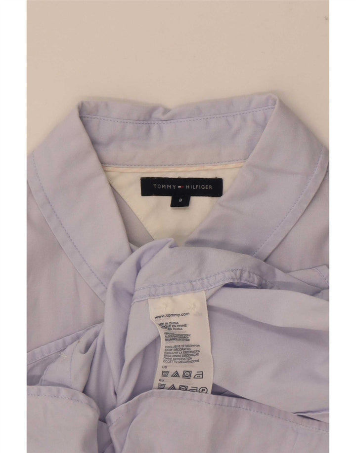 Tommy Hilfiger Γυναικείο Πουκάμισο US 8 Μεσαίο Μπλε Βαμβακερό