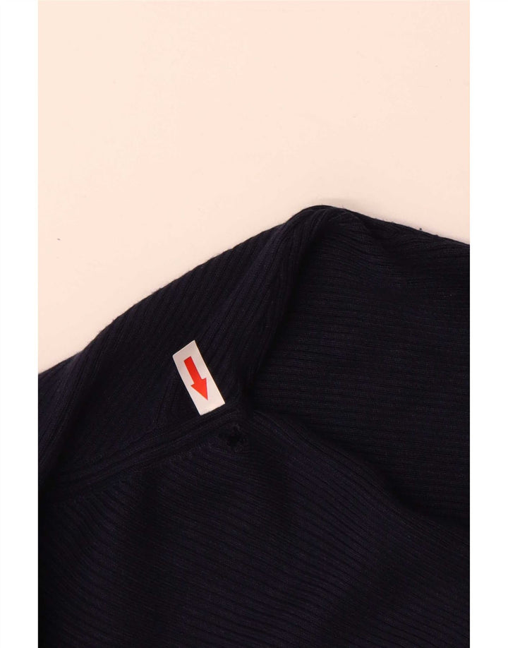 Marks & Spencer Γυναικείο πουλόβερ Longline Cardigan UK 14 Medium Navy Blue
