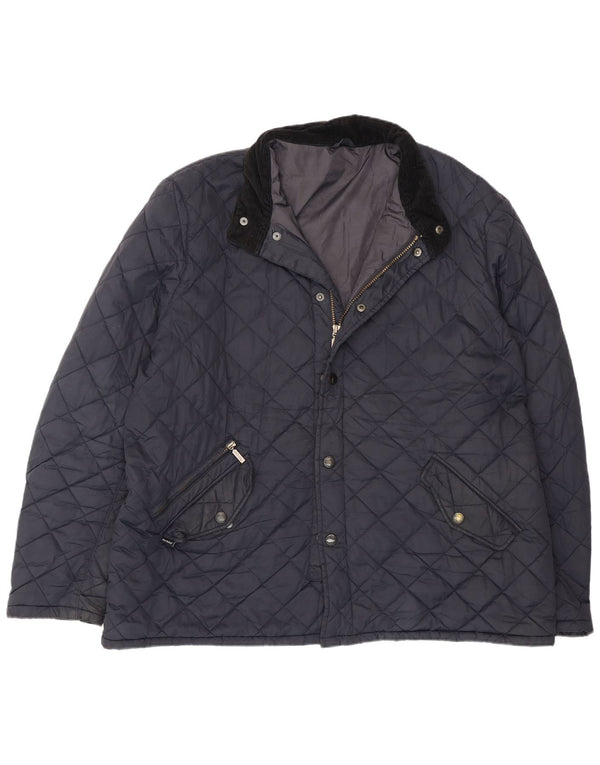 Ανδρικό καπιτονέ μπουφάν Barbour UK 44 2XL Navy Blue Polyester