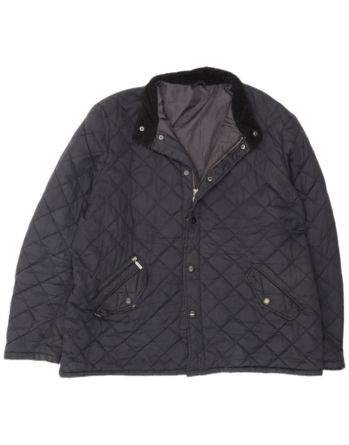 Ανδρικό καπιτονέ μπουφάν Barbour UK 44 2XL Navy Blue Polyester