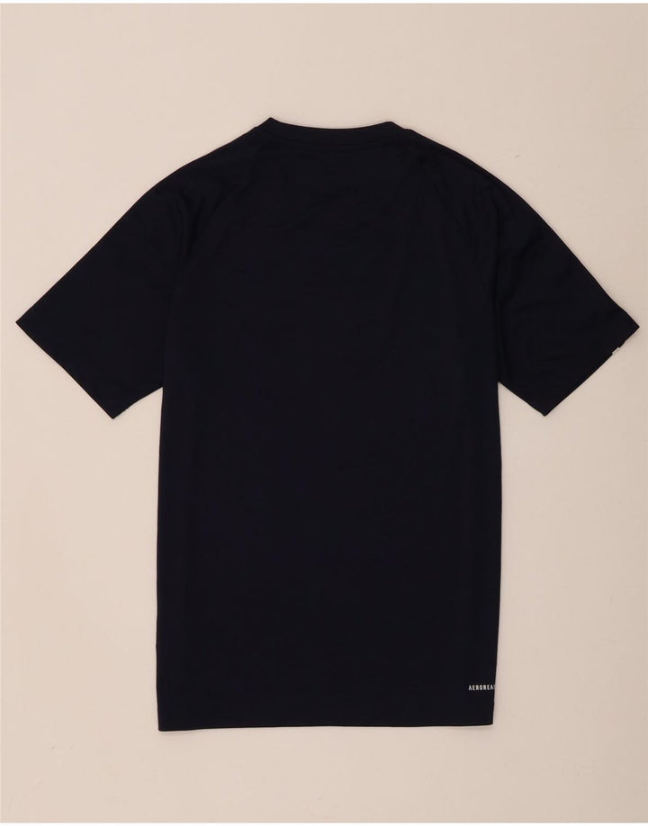 Adidas Ανδρικό T-Shirt Aeroready Top Small Navy Blue Polyester