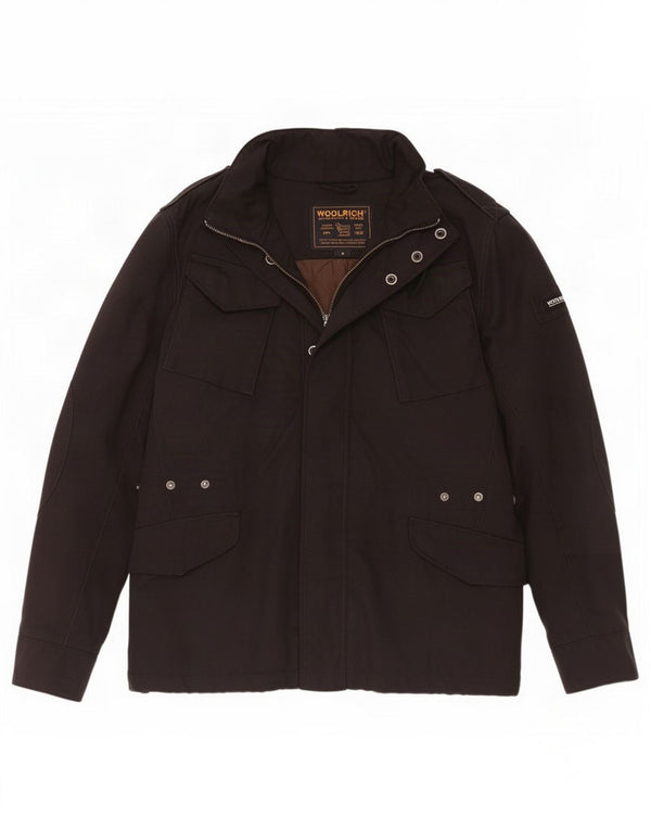 Ανδρικό στρατιωτικό μπουφάν Woolrich UK 38 Medium Black Nylon