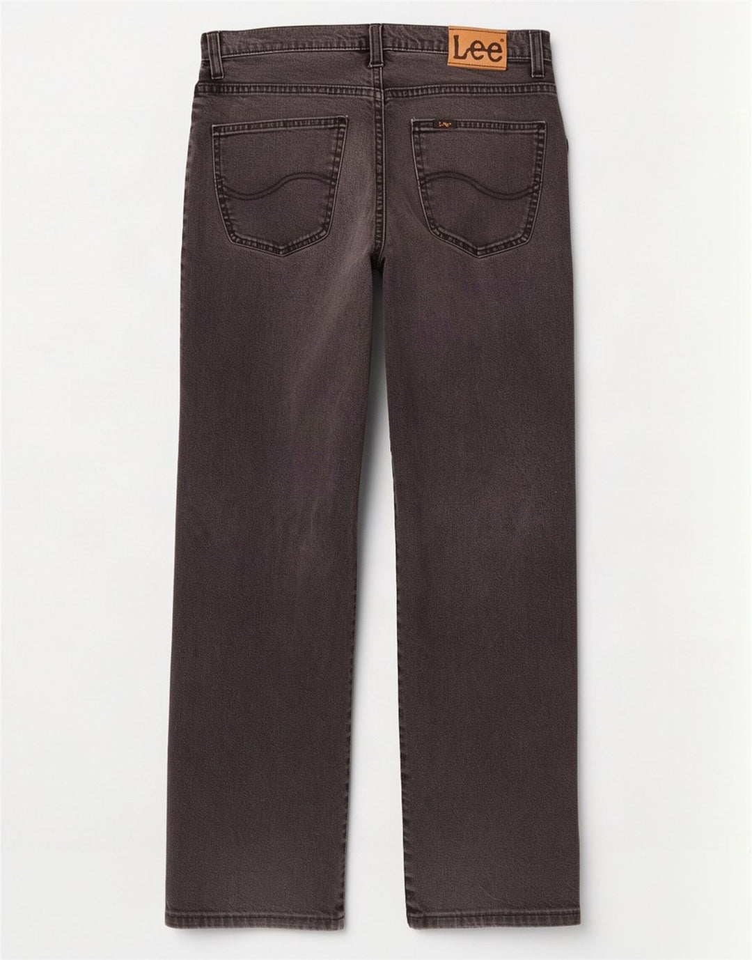 Lee Mens Brooklyn Straight Jeans W33 L31 Μαύρο βαμβακερό