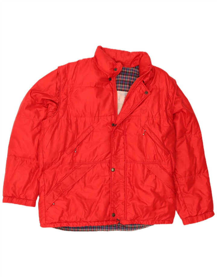 Sergio Tacchini Ανδρικό μπουφάν με επένδυση IT 54 2XL κόκκινο πολυαμίδιο